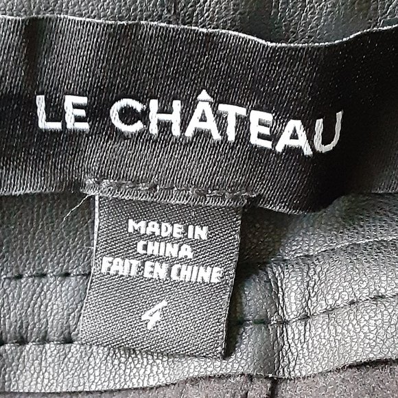 Le Château Faux Leather Skirt - Picture 8 of 11